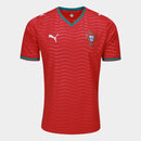 Camisa Seleção Portugal Home Torcedor 2026 s/n Puma Masculina - Vermelho